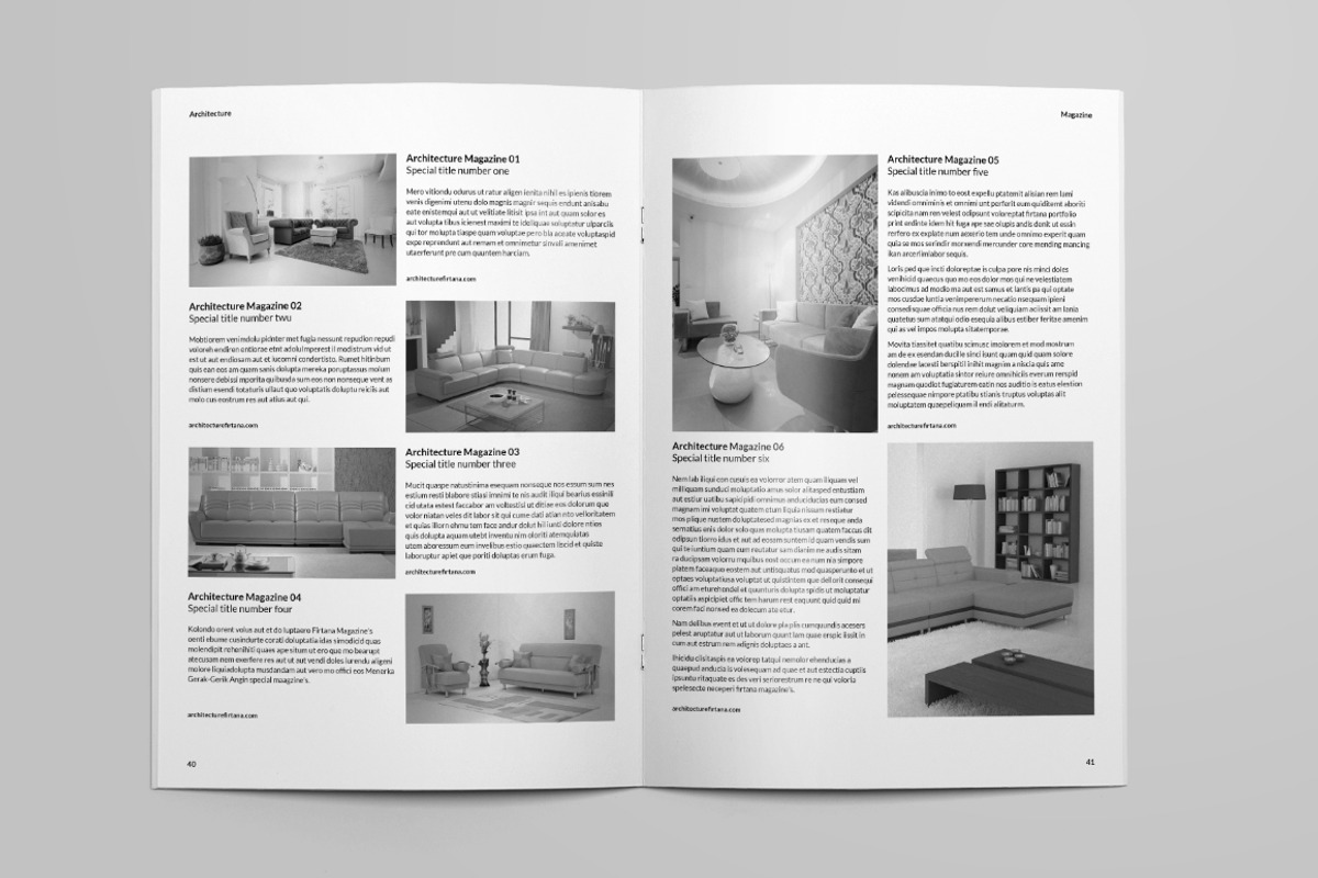 Architecture Magazine, a Magazine Template by Firtana (Photo 6 of 10)