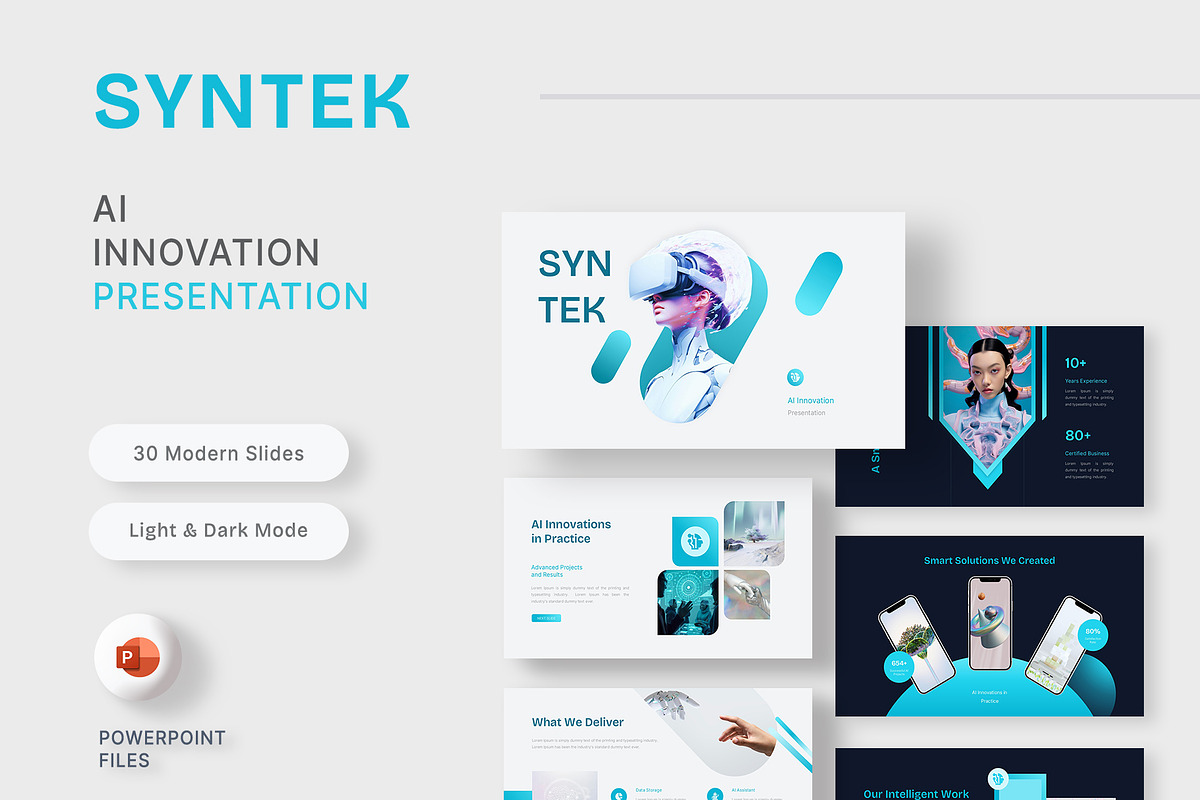 Artificial Intelligence PowerPoint, a Presentation Template by New Coral Design (Photo 1 of 6)