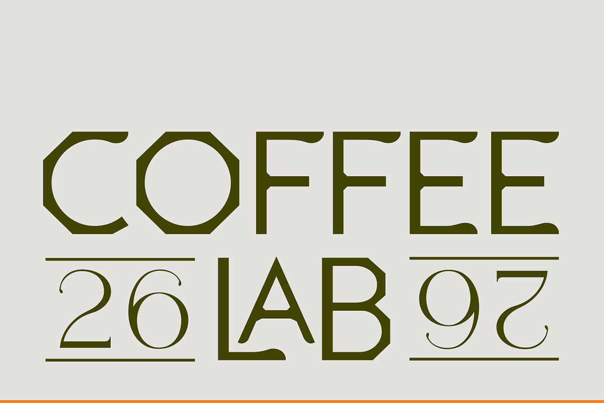 Cadea. Stylish new Display font, a Sans Serif Font by LostandFoundry (Photo 3 of 6)