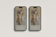 iNstagram post mockup, an iPhone Mockup by HanaSaka_Studio (Thumbnail 3 of 5)