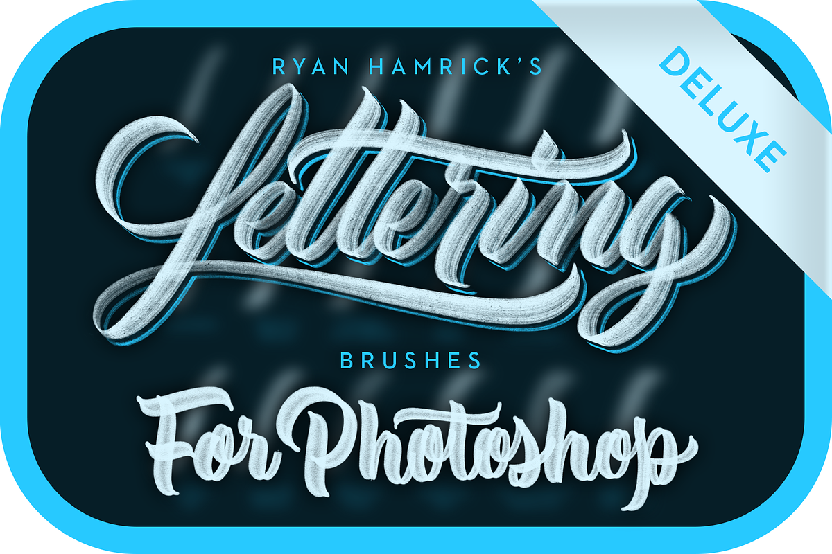 PS Lettering Brushes (Deluxe), a Brush Add-On by Ryan Hamrick (Photo 1 of 3)
