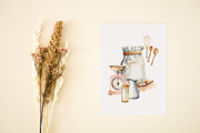 Baking Supplies Watercolor Cute Set, a Food Illustration by Pati Paints (Thumbnail 4 of 8)