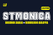 St Monica Black Clothes / Gr+Cyrill., a Sans Serif Font by Rodrigo Typo (Thumbnail 1 of 5)