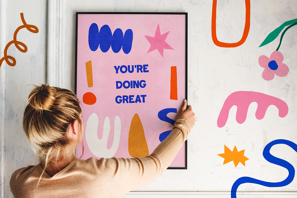 Cutout Vibes Vector Poster Creator, an Object Graphic by ArtFM (Photo 9 of 14)