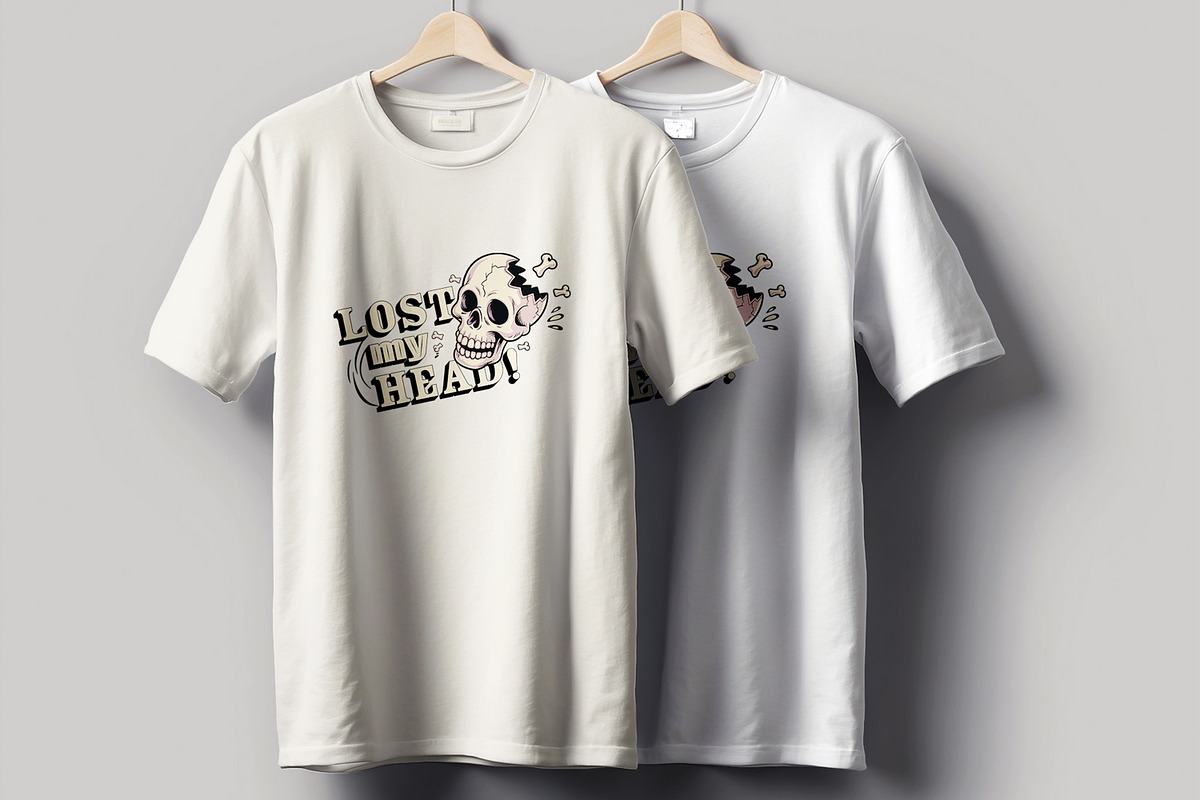 Lost My Head T Shirt Design Layout, a Stationery Template by MightyDesign (Photo 1 of 6)