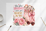You Glow Differently PNG, Makeup Bag, a Seasonal Illustration by Canvas Craft (Thumbnail 6 of 6)