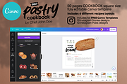 Canva Square Pastry Recipes Cookbook, a Magazine Template by DeLaGranSiete (Thumbnail 10 of 12)