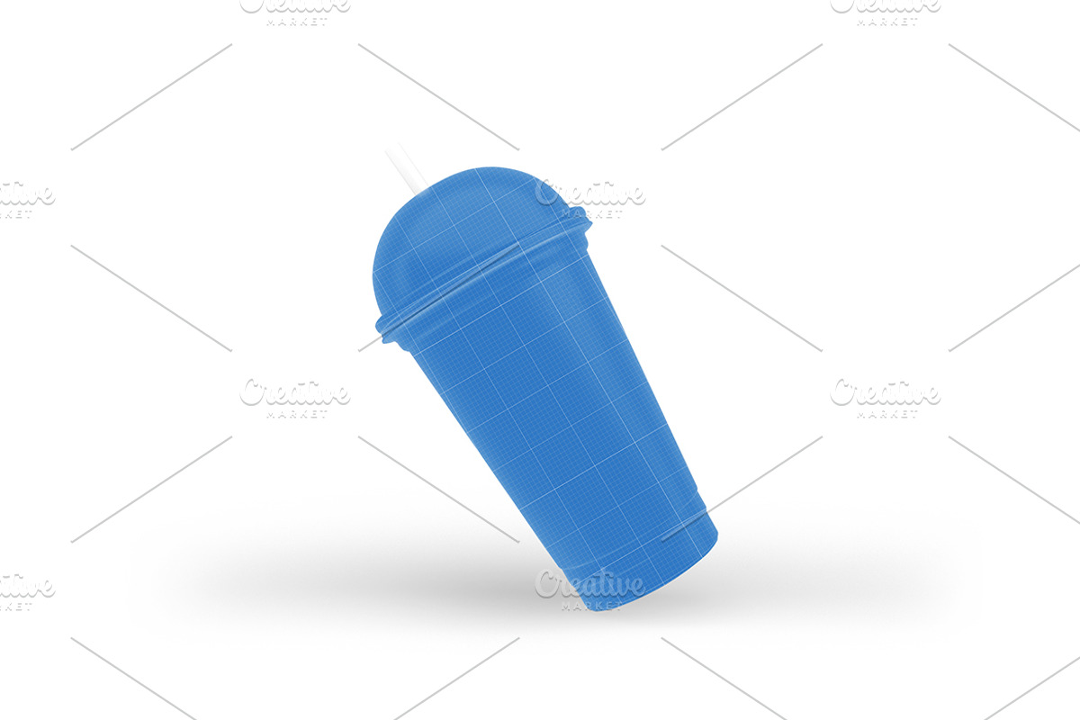 Plastic Cups Mockup, a Packaging Mockup by Qaleb Studio