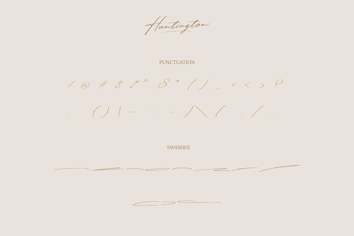 Huntington Signature Script, a Script Font by Analogous (Photo 12 of 13)