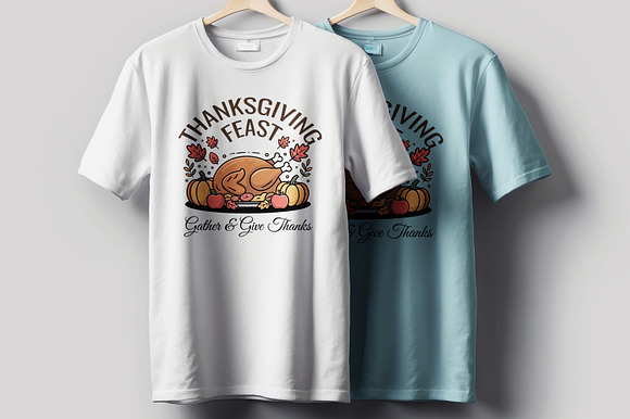 Thanksgiving Feast Graphic Tshirt preview 8
