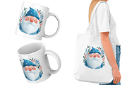 Cute Blue Christmas Clipart, an Illustration by Markicha Art (Thumbnail 3 of 5)