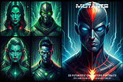Mutants, a Decorative Illustration by Digital Art Creations (Thumbnail 1 of 6)