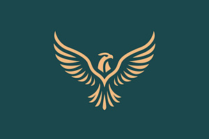 Flying Eagle Logo Design.