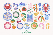 Bella Estate - Summer Hand Drawn Set, an Object Graphic by Leila Divine (Thumbnail 5 of 19)