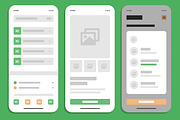 Clean Mobile App UI Kit Template, an UI Kit Template by MightyDesign (Thumbnail 4 of 7)