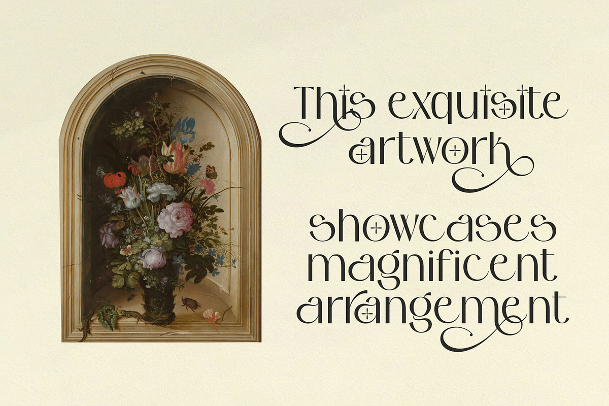Bostaire Luxury Sans Serif Font, a Sans Serif Font by Heinzel Std (Photo 5 of 15)