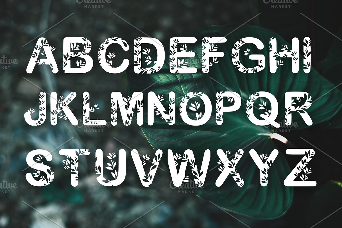 Natural Camp Font, SVG font cut file, a Font by Tattoo Worker Studio (Photo 3 of 4)