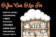 Blue Baby Boy Nursery Clipart, an Illustration by CreationArt (Thumbnail 7 of 9)