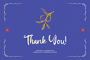 Manhika Neddac Aesthetic Handwritten, a Script Font by Letterena Studios Script (Thumbnail 15 of 15)