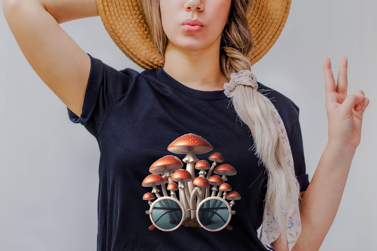 Summer Mushroom's Sublimation Clip, an Illustration by SVGArt (Photo 6 of 8)