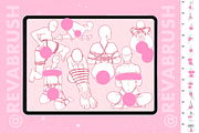 Procreate Body Pose Female brushes, a Brush Add-On by Revabrush (Thumbnail 2 of 6)
