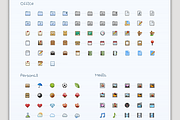 230+ Colored Minicons, an Icon by Pixlsby.me (Thumbnail 1 of 5)