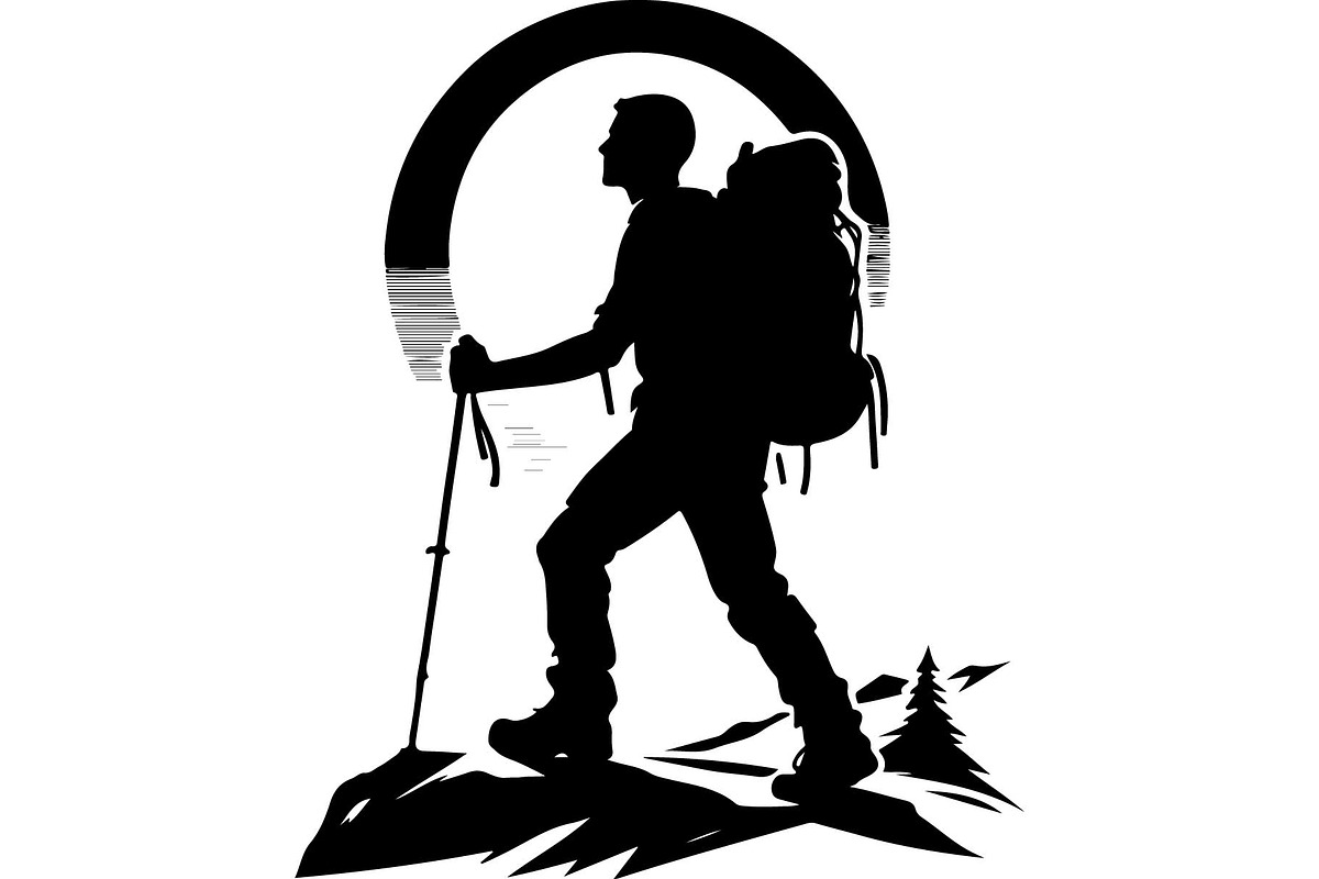 Hiking Adventure Vector Set, an Object Graphic by Creativeshirt (Photo 10 of 13)
