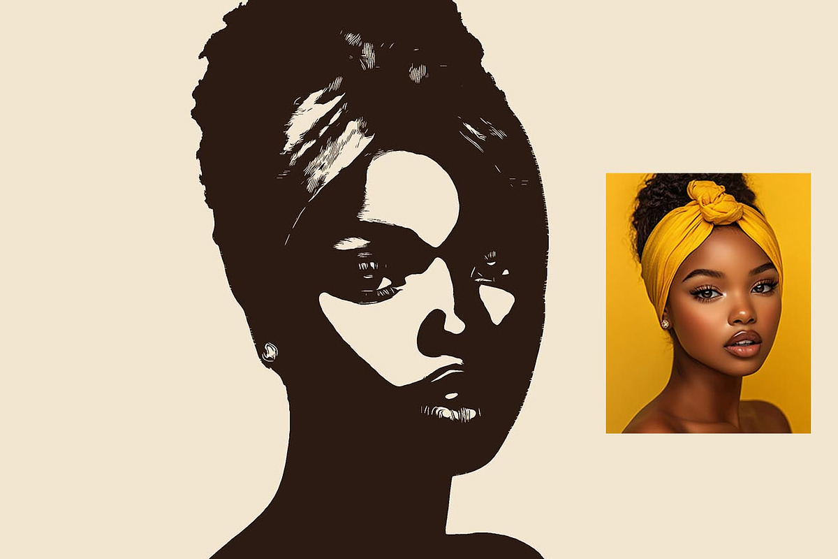 Silhouette Art Effect Photoshop, an Action Add-On by Studio Retouch (Photo 5 of 11)