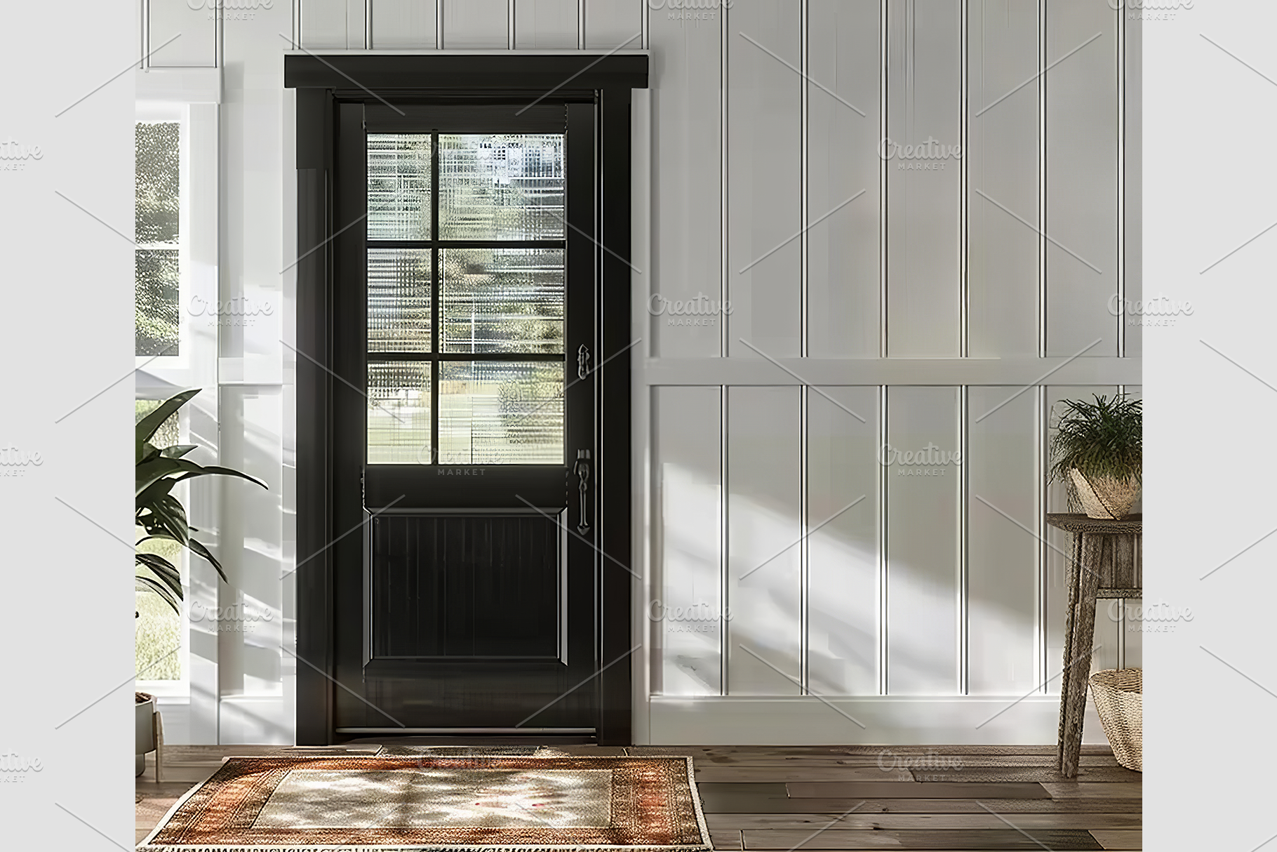 Home Mockup in Hallway Interior, an Architecture Photo by GFXCity