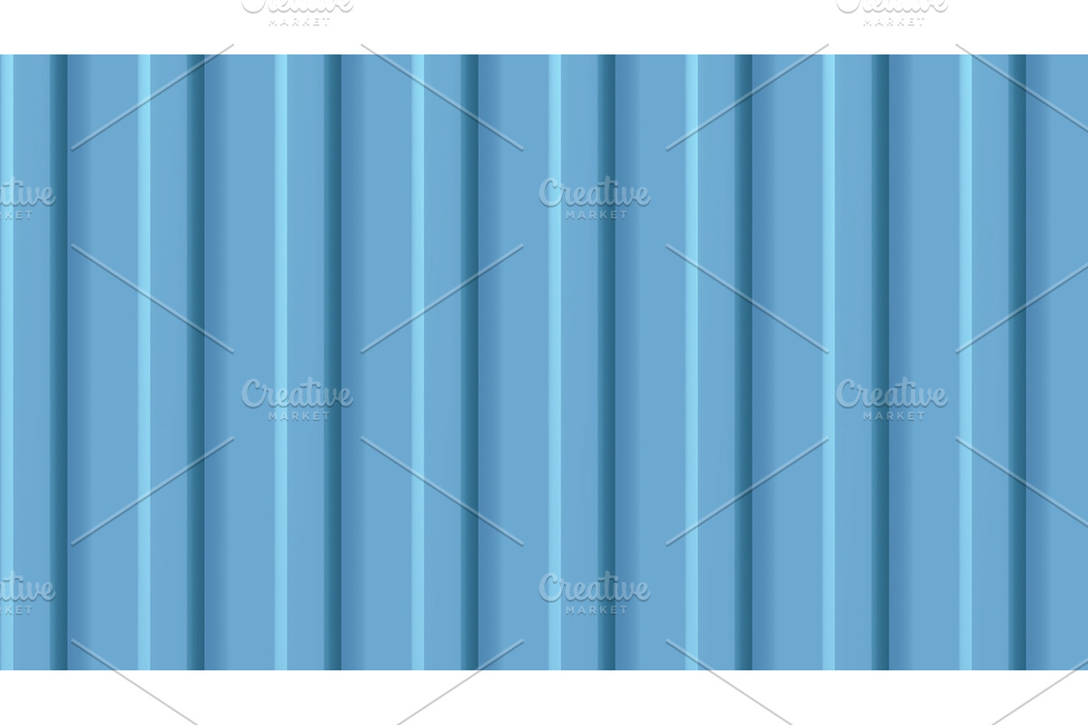 a blue cargo container seamless, a Transportation Illustration by IfH