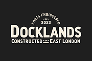 Docklands Font Family, a Sans Serif Font by Hemphill Co (Thumbnail 1 of 12)