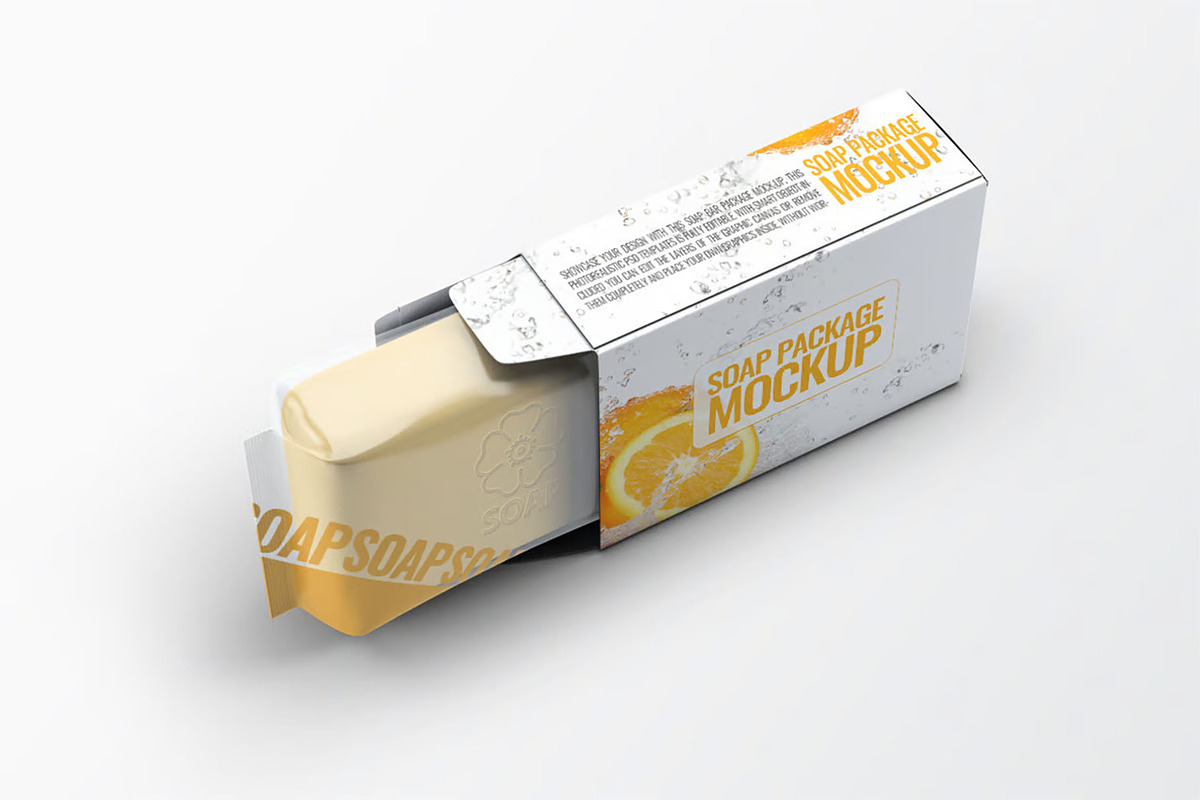 Soap Bar Package Mock-Up, a Household Mockup by DesignRushMarket (Photo 9 of 10)