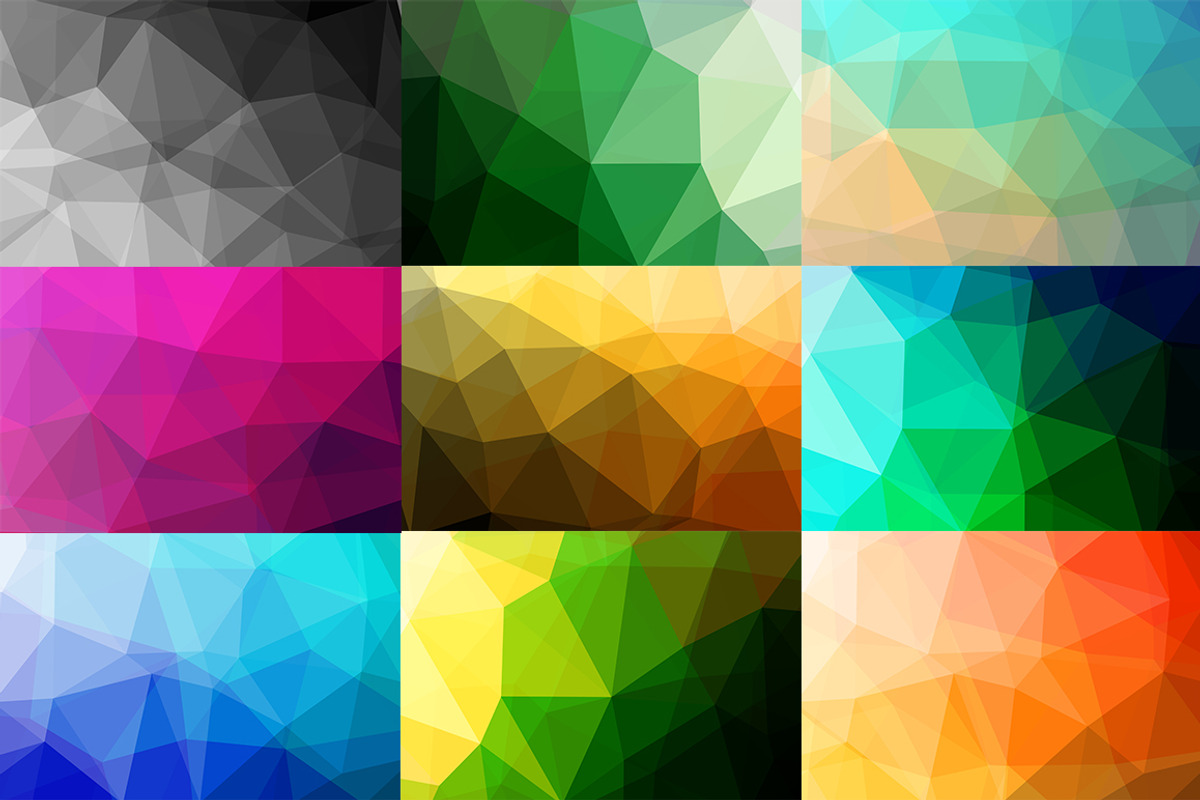 24 Polygonal Backgrounds preview 3