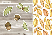 Watercolor Cute Thanksgiving Set, an Object Graphic by OrangePeafowlArt (Thumbnail 14 of 15)
