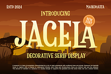 Jacela - Decorative Serif Display