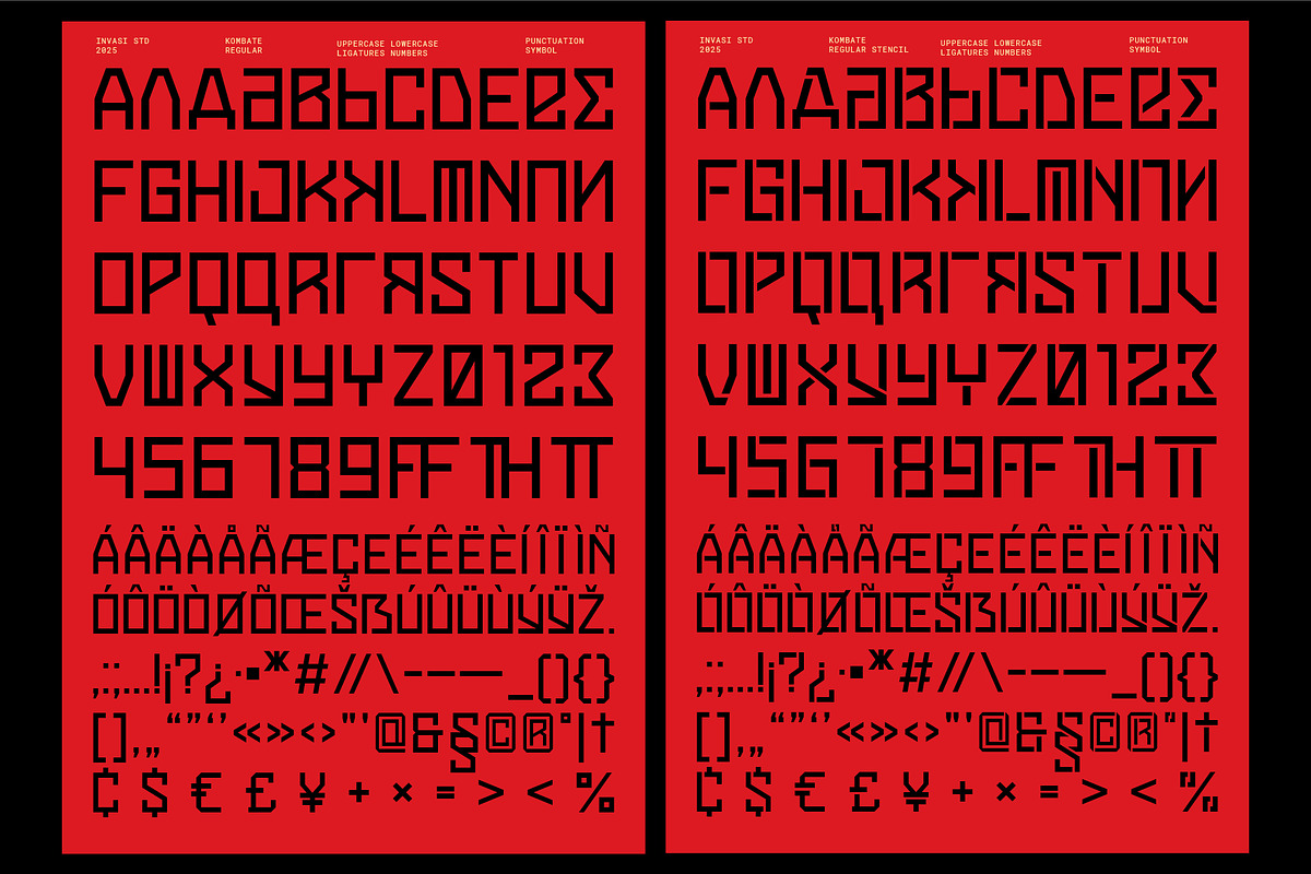 Kombate – Sci-Fi Propaganda Font, a Sans Serif Font by Invasi Studio (Photo 11 of 12)