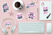 Girl Power! Set of 20 Stickers, an Illustration by Anna Krestiannykova (Thumbnail 3 of 6)