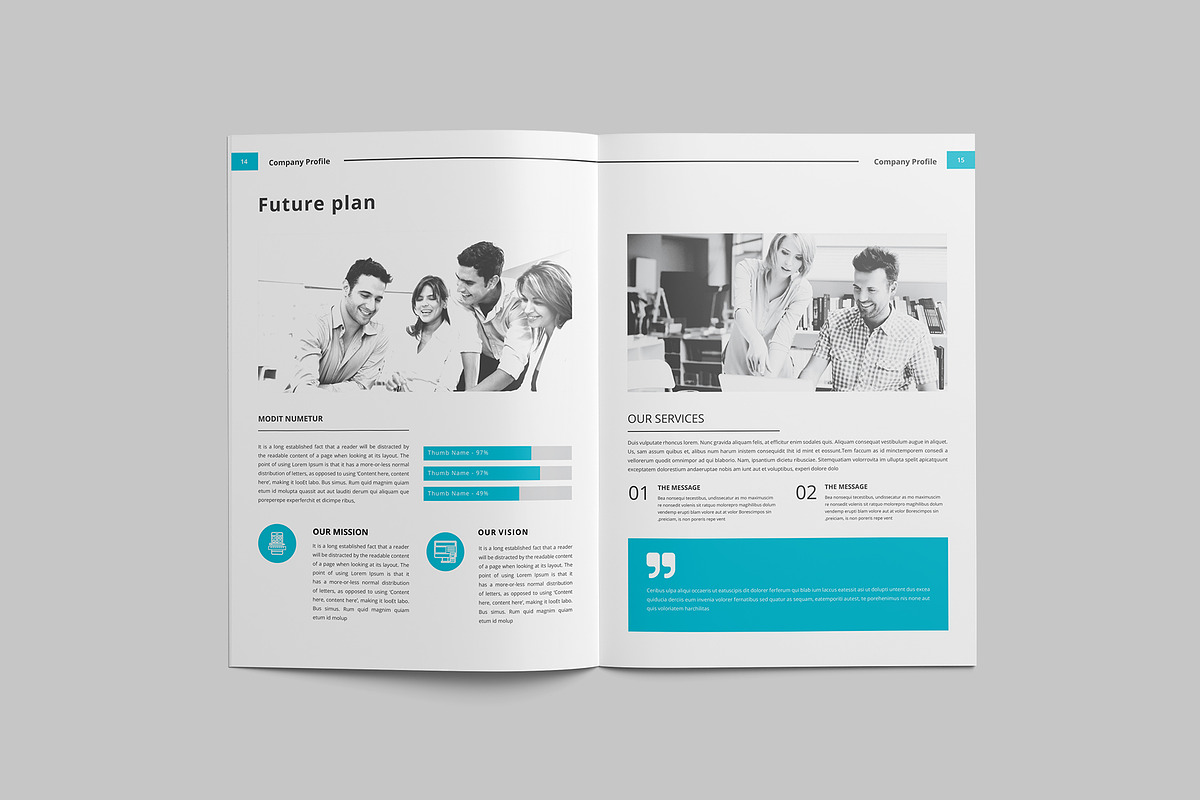 Brochure Design, a Brochure Template by Tanber Hossen (Photo 8 of 13)