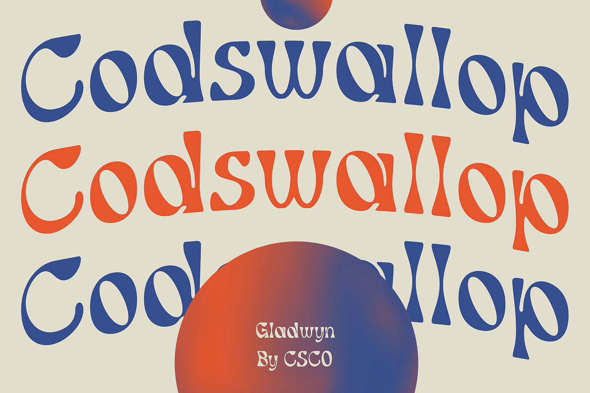 Gladwyn, a Sans Serif Font by Craft Supply Co. (Photo 2 of 8)