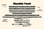 Blockie - Hand-lettered Display Font, a Font by Studio Funshop by Kelli (Thumbnail 12 of 13)