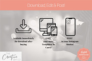 50 Podcast Instagram Template BUNDLE, a Social Media Template by Templatables (Thumbnail 12 of 12)