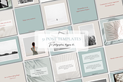 Ocean Instagram Post Templates Canva, a Social Media Template by IRISEA DESIGNS (Thumbnail 3 of 6)