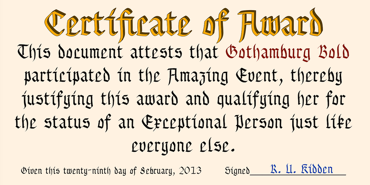 Gothamburg, a Blackletter Font by Ingrimayne Type (Photo 3 of 5)
