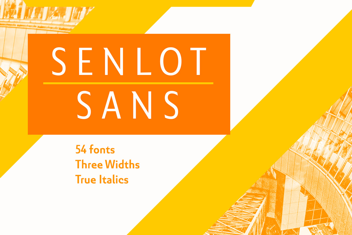 Senlot Sans, a Sans Serif Font by insigne (Photo 1 of 6)