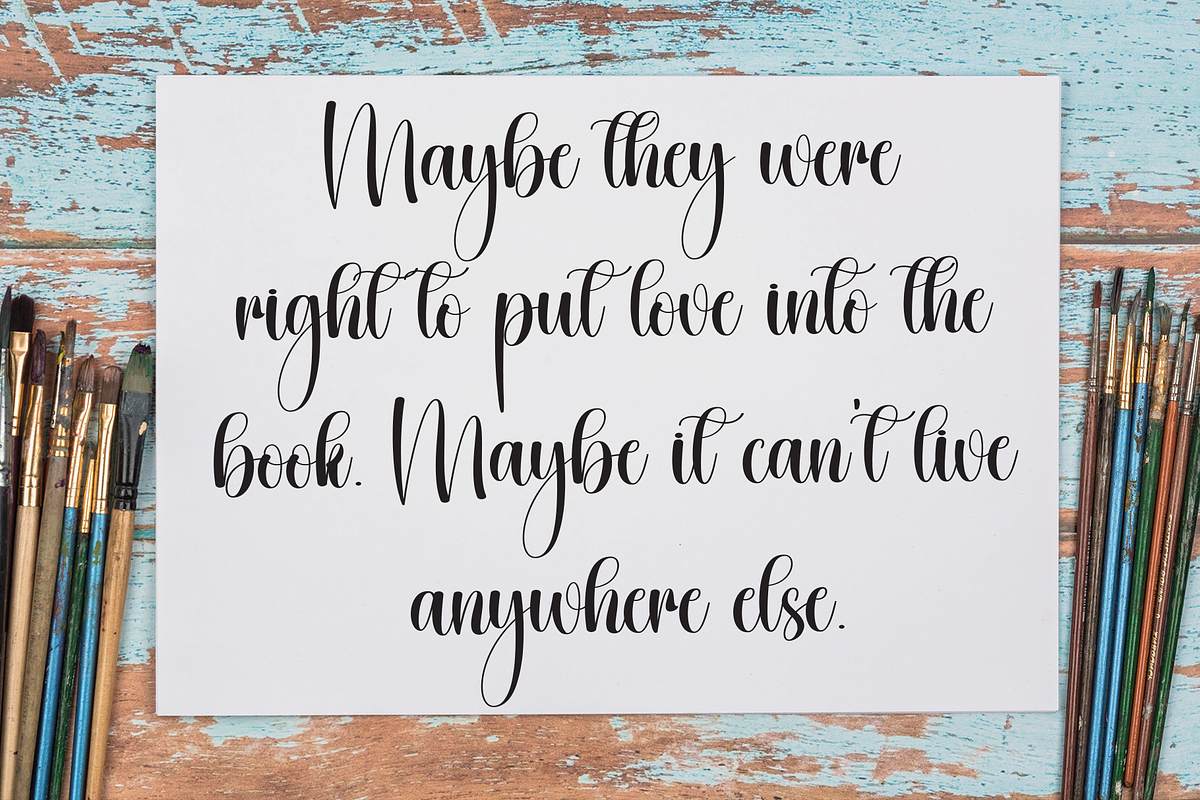 Milestone | Script Font, a Handwritten Font by Scratchones (Photo 3 of 9)