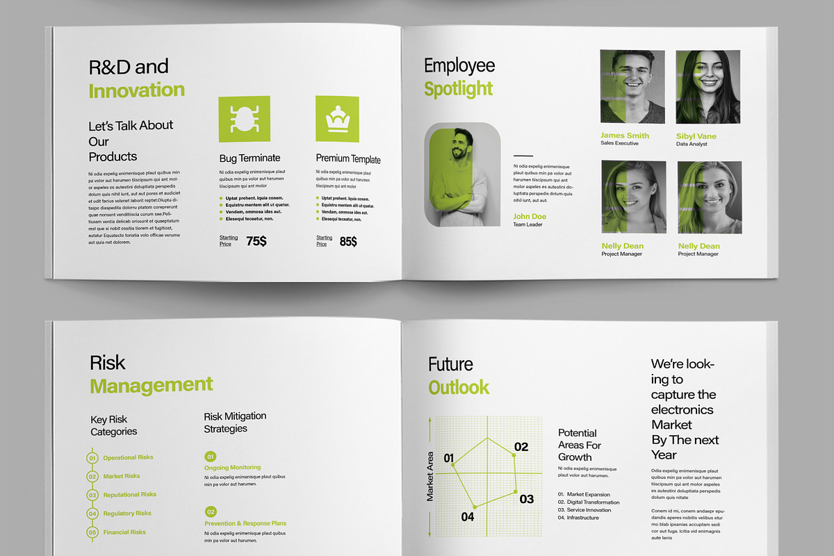 Creative Annual Report Design, a Brochure Template by ContestDesign (Photo 5 of 5)