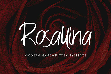 Rosallina - Modern Script fonts*