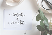 Aliquest Script Font, a Script Font by Sronstudio (Thumbnail 6 of 7)