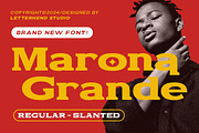 Marona Grande Display, a Slab Serif Font by Letterhend Studio (Thumbnail 1 of 8)