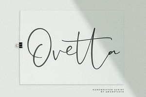 Ovetta Handwritten Script
